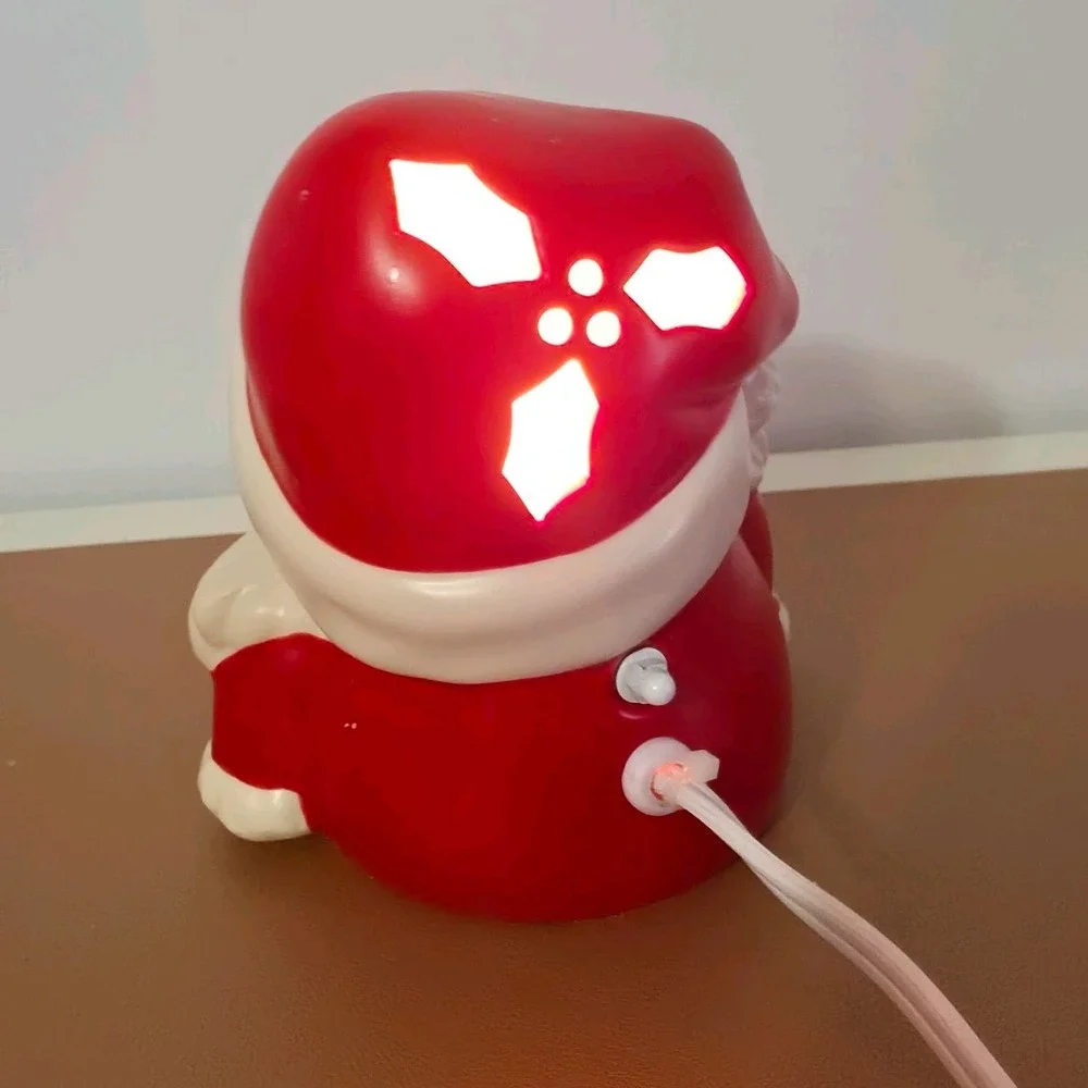 ScentSationals Vintage Limited Edition Santa Electric Wax Ceramic Warmer *Read
